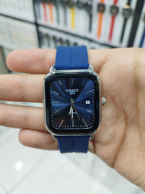 ساعت مردانه مگنتی برند تیسوت برند خوب و خوش رنگ و جذاب TISSOT مربعی