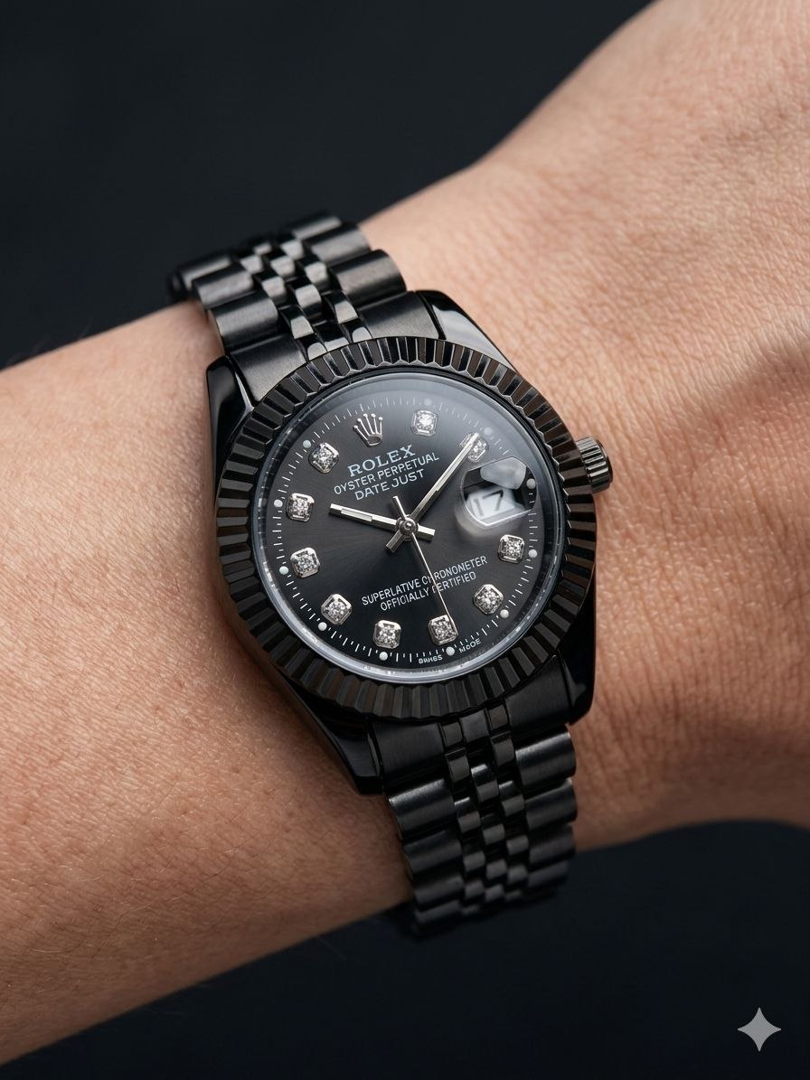 ساعت زنانه رولکس بسیار خوش دست و زیبا ROLEX